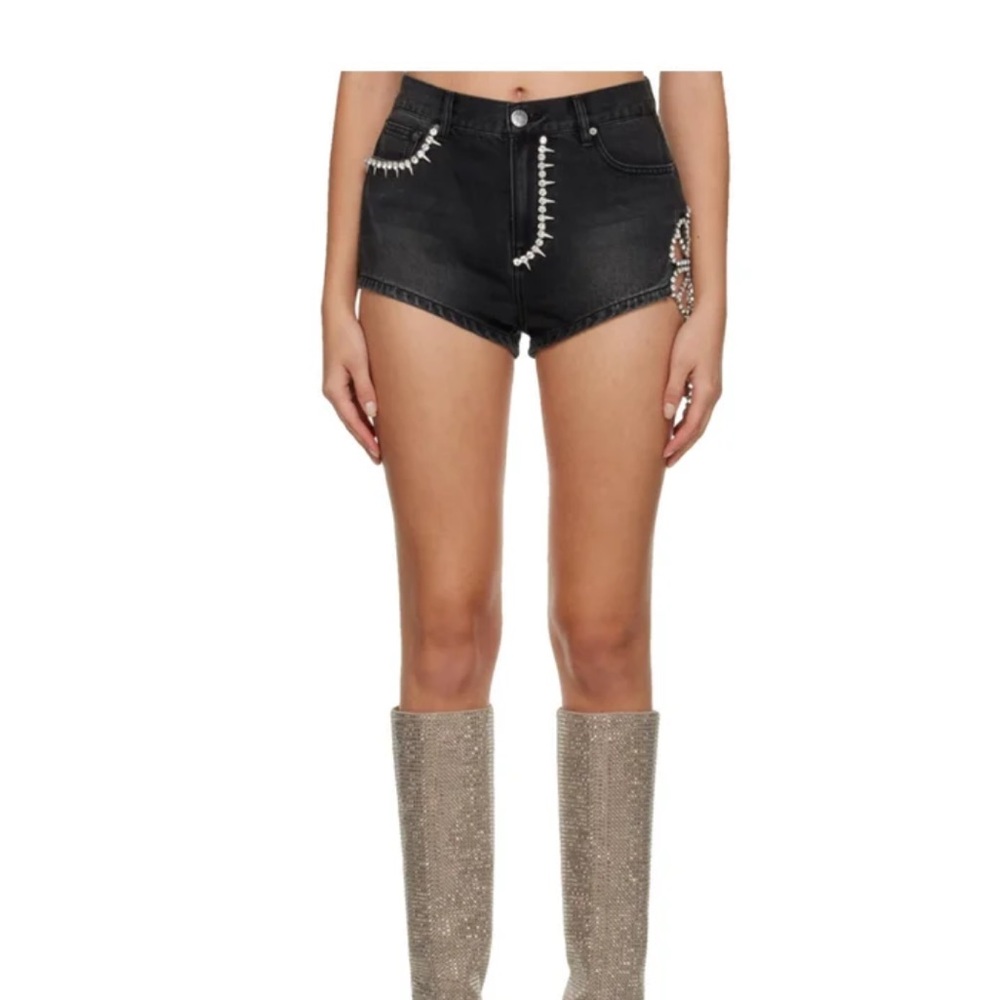Women Area Denim Shorts